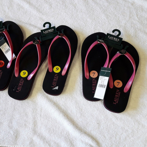 ralph lauren womens flip flops